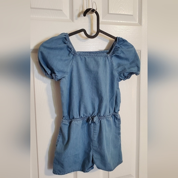 Cat & Jack Other - Cat & Jack Denim Girls Romper Size 4T